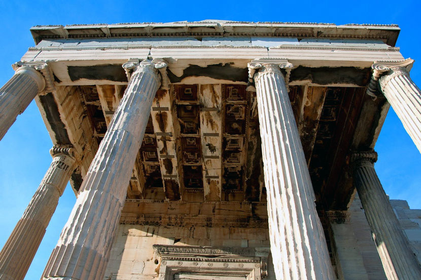 Кессонный потолок  в древней Греции